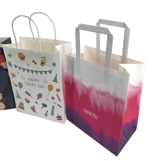 Recyclable Kraft Paper Bags Takeaway Bags - Image 2