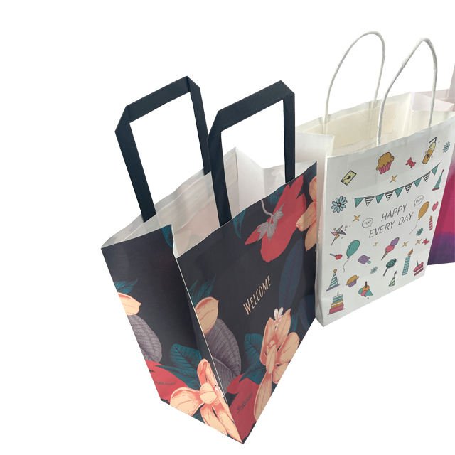 Recyclable Kraft Paper Bags Takeaway Bags - Image 3