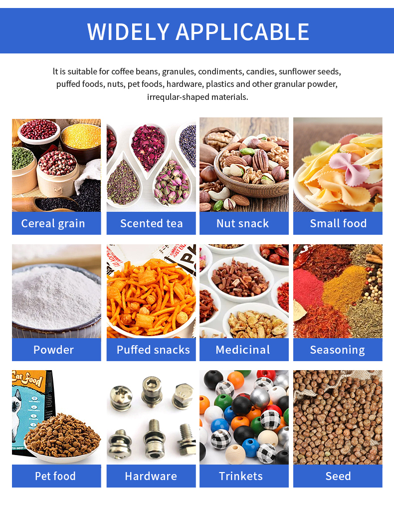 Semi-Automatic Digital Control Bag Particle Grain Weighting Filling Machine